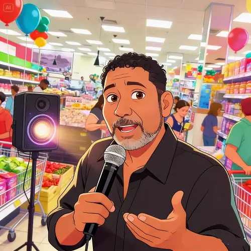 Wallace Locutor no Estúdio