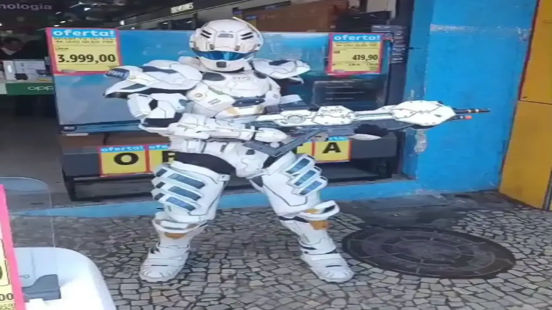 Robô de LED Para Inaugurações & Eventos